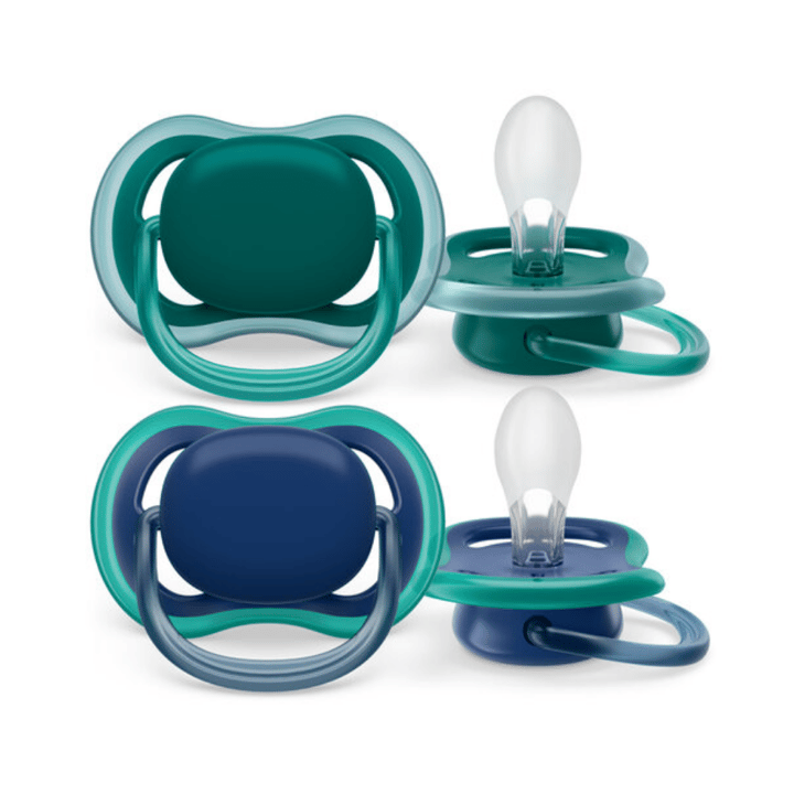 Napp Ultra Air 2-pack 6-18 m - Neutral Grön/Blå Philips Avent