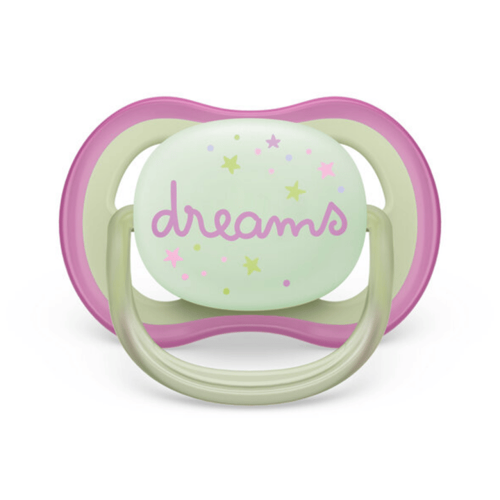 Napp Ultra Air Night 2-pack 0-6 m - Grön/Rosa Philips Avent
