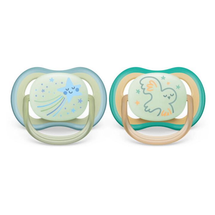 Napp Ultra Air Night 2-pack 0-6 m - Stjärna/Uggla Philips Avent