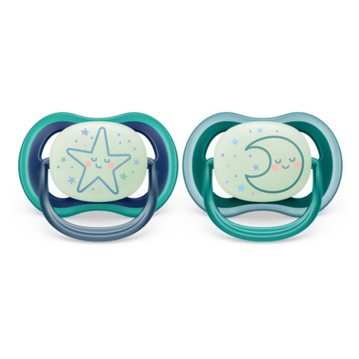 Napp Ultra Air Night 2-pack 6-18 m - Måne/Stjärna Philips Avent