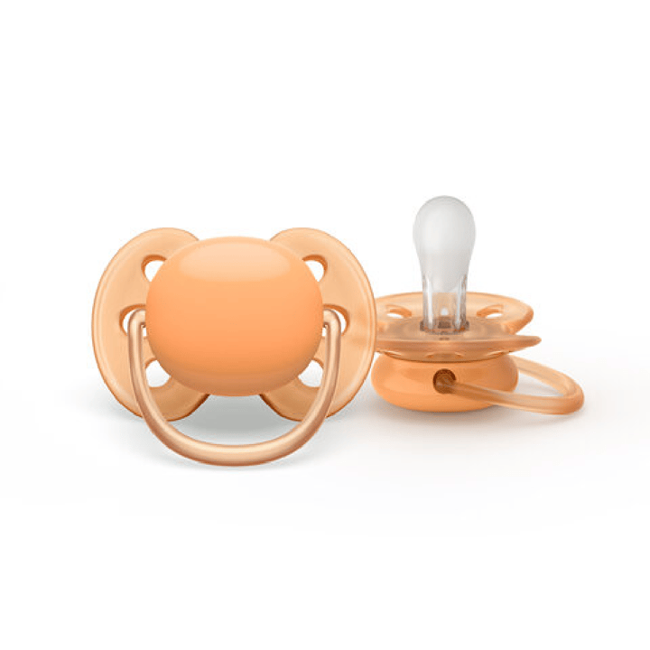 Napp Ultra Soft Neutral 2-pack 0-6 m - Grön/Orange Philips Avent