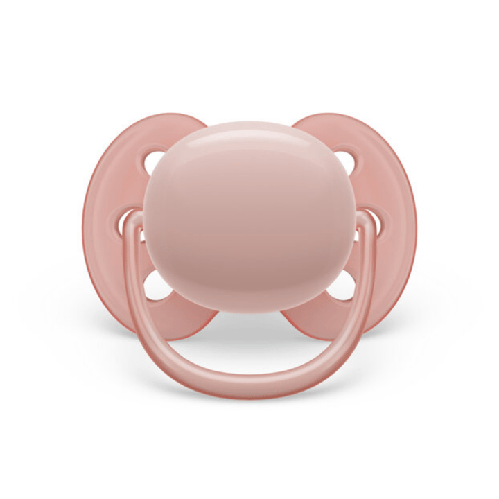 Napp Ultra Soft 2-pack 0-6 m - Rosa/Lila Philips Avent