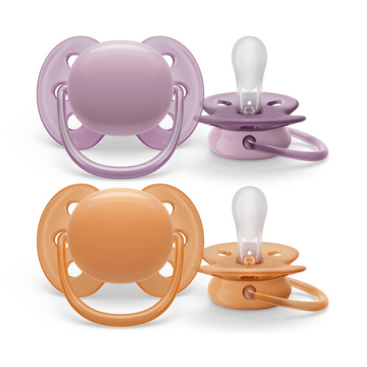 Napp Ultra Soft 2-pack 6-18 m - Lila/Orange