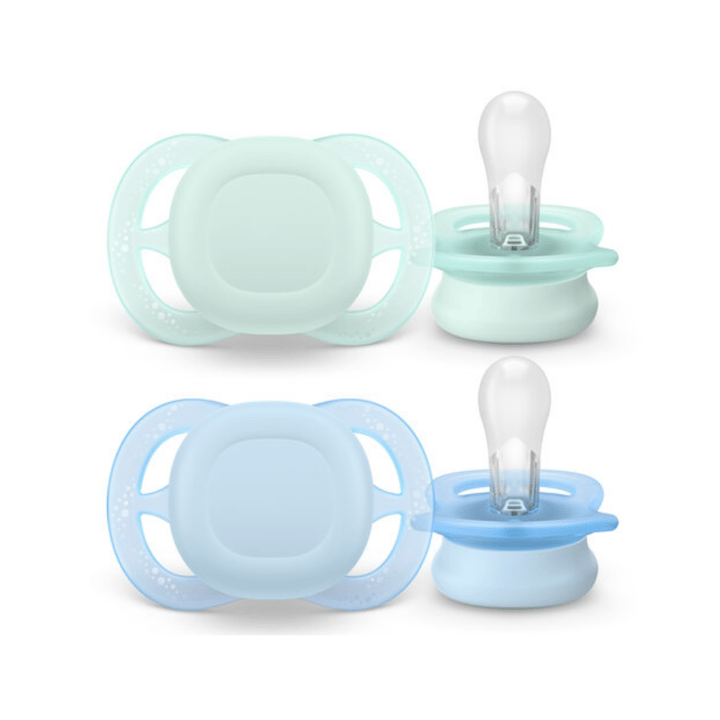Napp Ultra Start Night 2-pack 0-2 m - Ljusblå/Grön Philips Avent