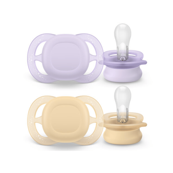 Napp Ultra Start Night 2-pack 0-2 m - Lila/Beige Philips Avent