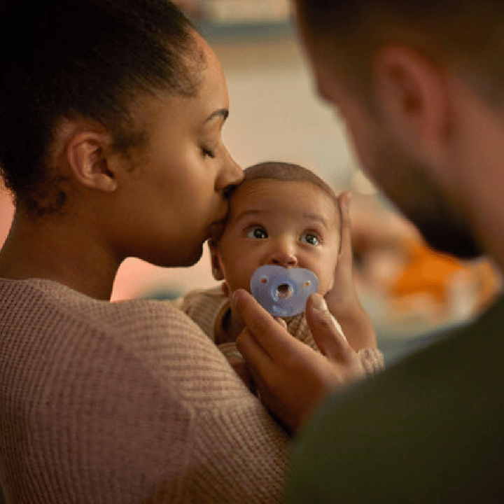 Nappar 2-pack 0-6 m - Blå Philips Avent