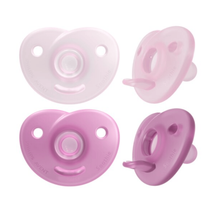 Nappar 2-pack 0-6 m - Rosa Philips Avent