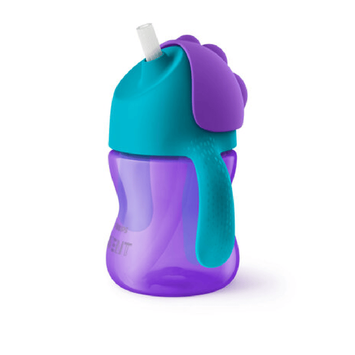 Sugrörsmugg 200 ml - Lila/Blå Philips Avent