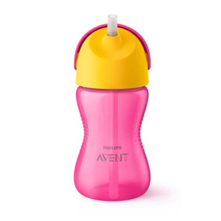 Sugrörsmugg 300 ml - Rosa