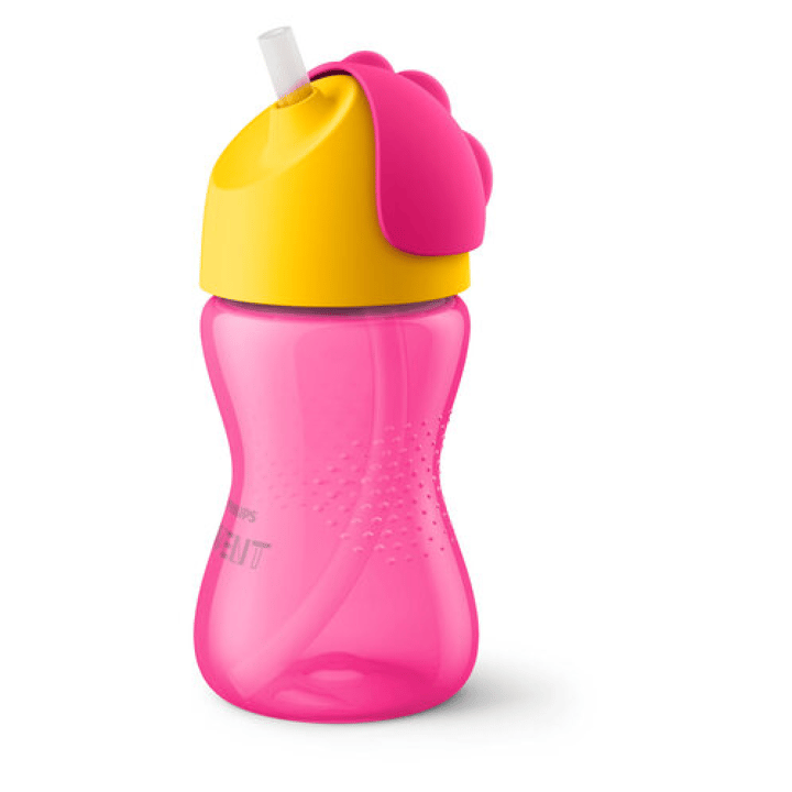 Sugrörsmugg 300 ml - Rosa Philips Avent