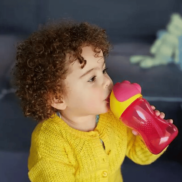 Sugrörsmugg 300 ml - Rosa Philips Avent