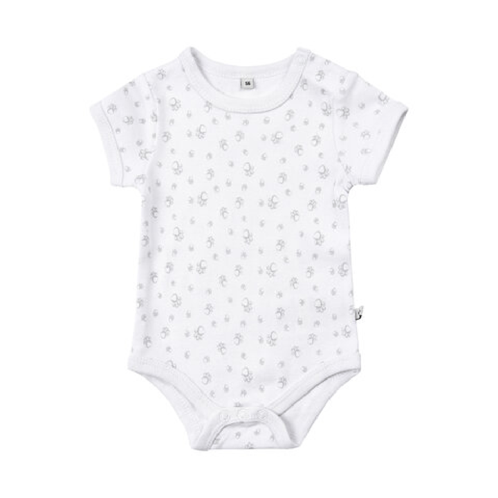 Kortärmad Body 4-pack - Harbor Mist Pippi