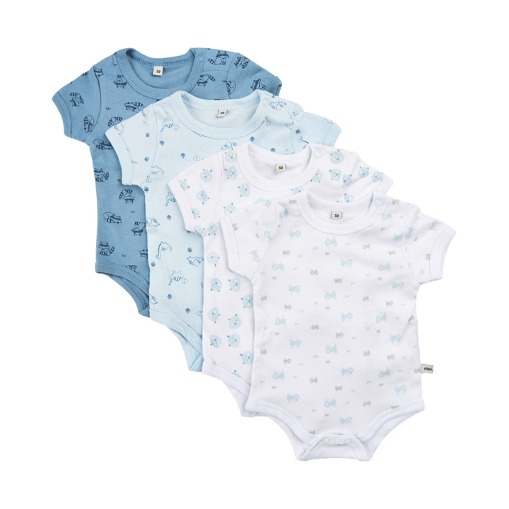 Kortärmad Body 4-pack - Light Blue