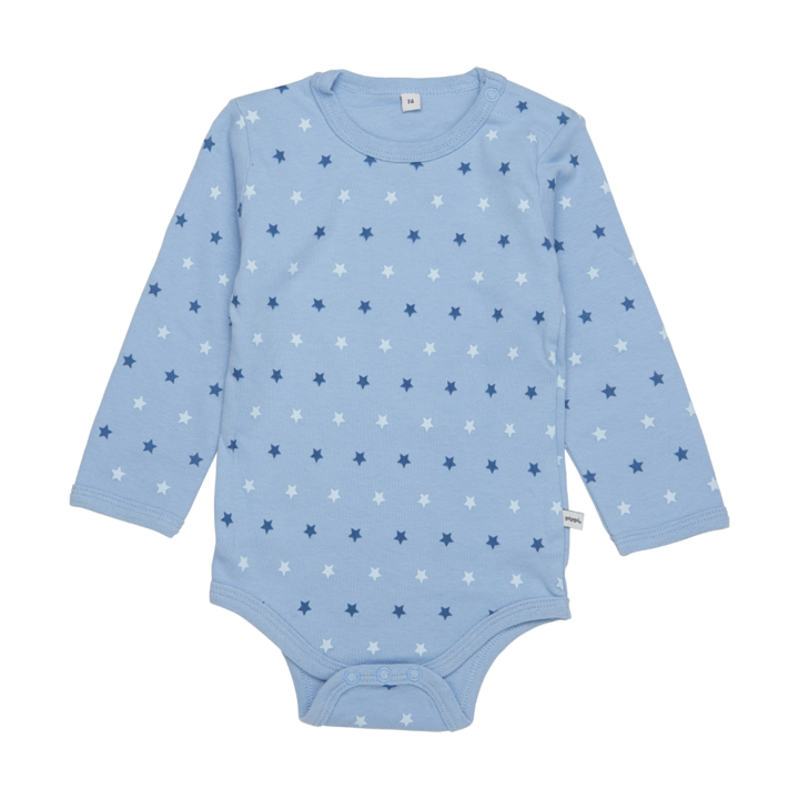 Långärmad Body 4-pack - Blue Pippi