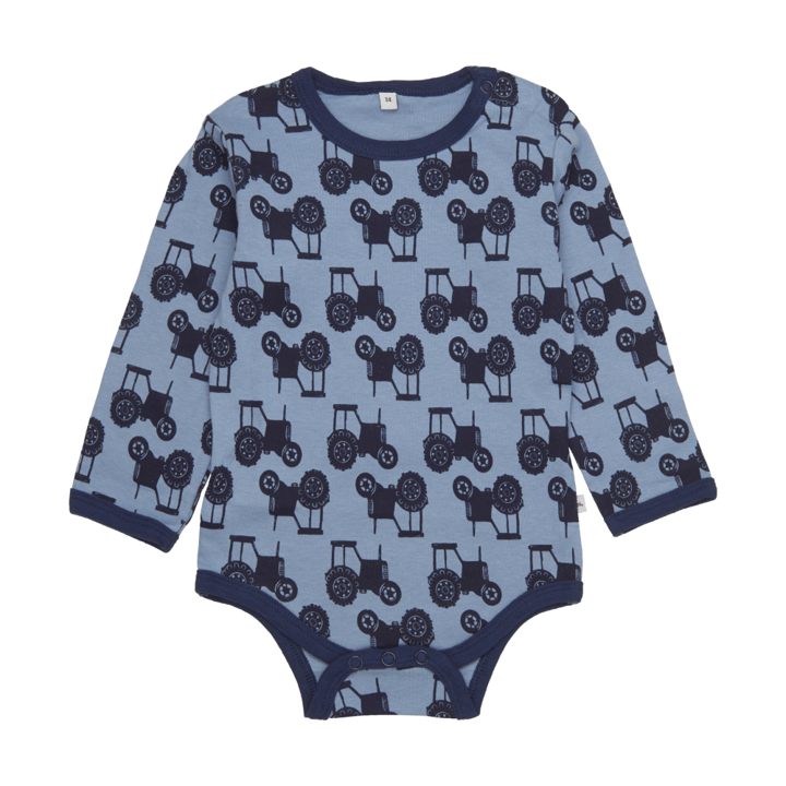 Långärmad Body 4-pack - Blue Pippi