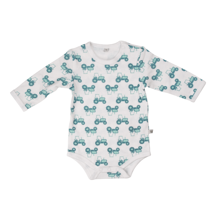 Långärmad Body 4-pack - Light Blue Pippi