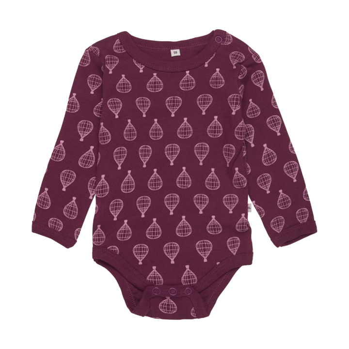 Långärmad Body 4-pack - Lilac Pippi