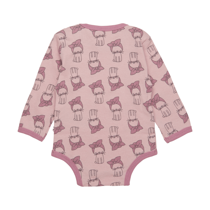 Långärmad Body 4-pack - Lilac Pippi