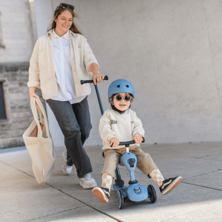 Highwaykick 1 Push & Go - Steel Scoot & Ride