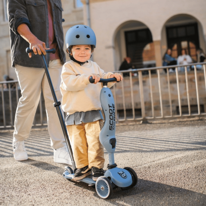 Highwaykick 1 Push & Go - Steel Scoot & Ride