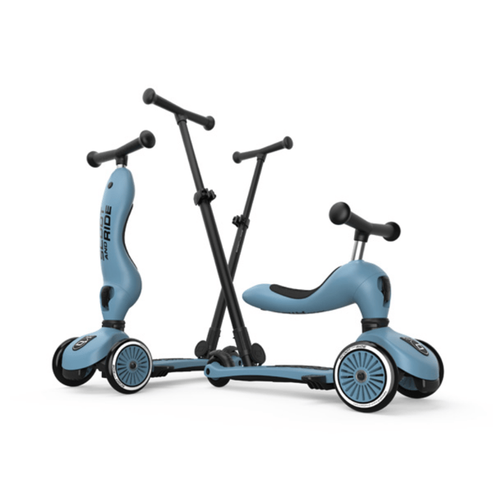 Highwaykick 1 Push & Go - Steel Scoot & Ride