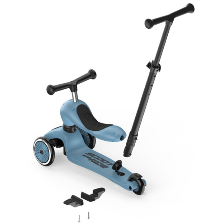 Highwaykick 1 Push & Go - Steel Scoot & Ride