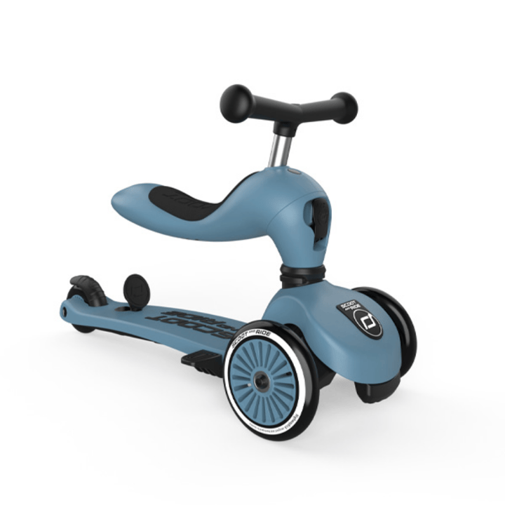 Highwaykick 1 Push & Go - Steel Scoot & Ride