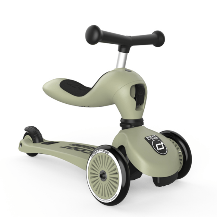 Highwaykick 1 Sparkcykel - Olive Scoot & Ride