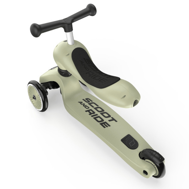 Highwaykick 1 Sparkcykel - Olive Scoot & Ride