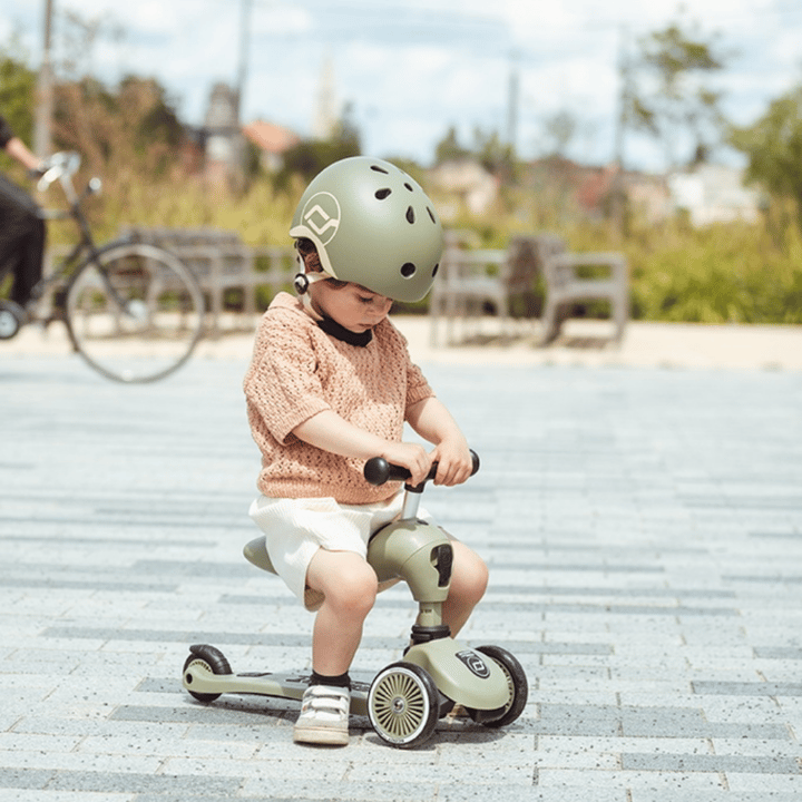 Highwaykick 1 Sparkcykel - Olive Scoot & Ride