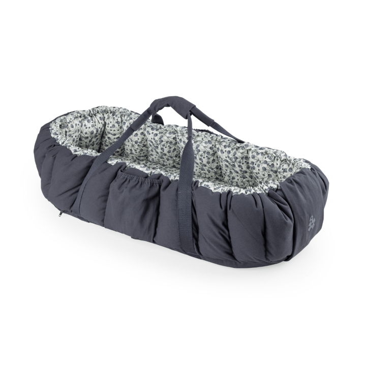 3-in-1 Babynest - Blue Olive Sebra