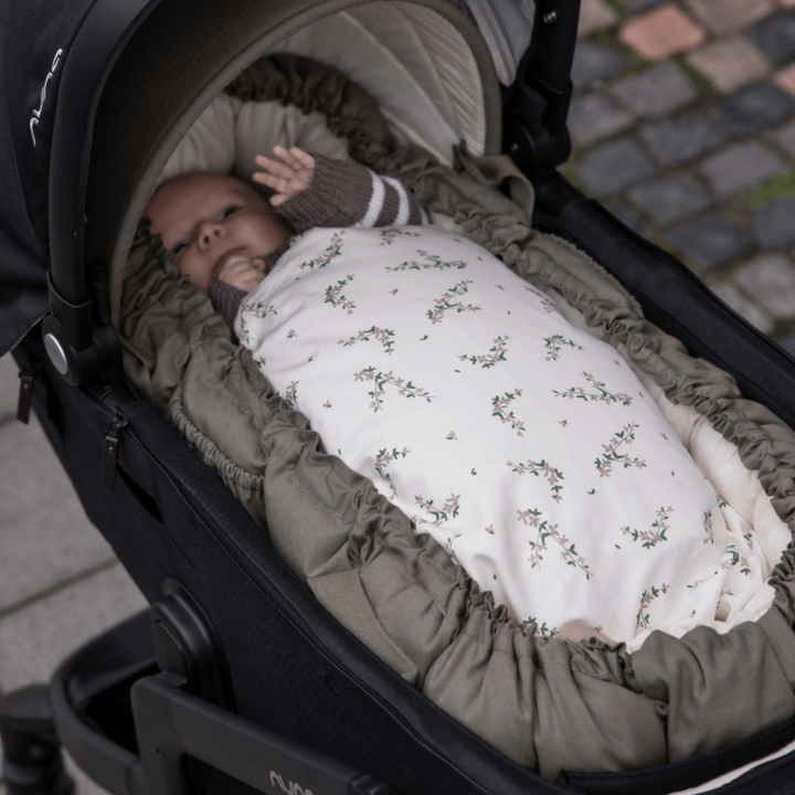3-in-1 Babynest - Dark Olive Sebra