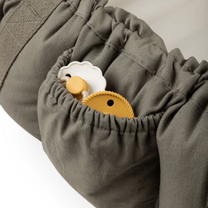 3-in-1 Babynest - Dark Olive Sebra