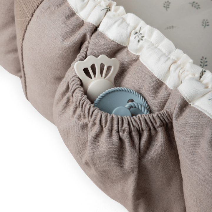 3-in-1 Babynest - Sophora Leaves Sebra
