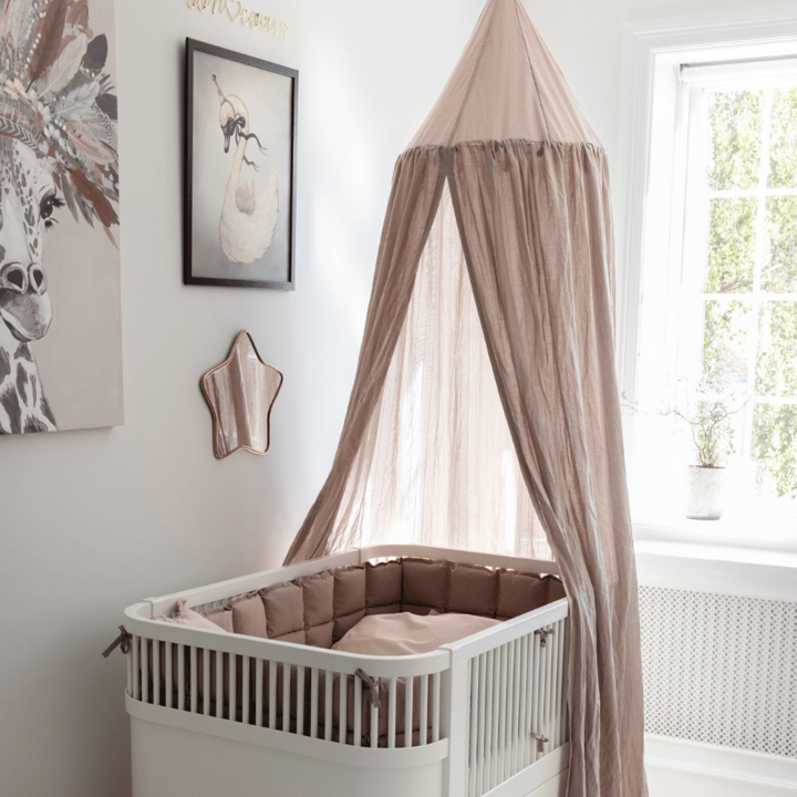 Sänghimmel - Jetty Beige  Sebra