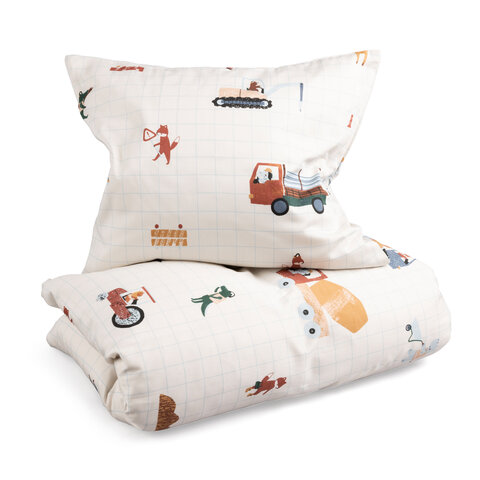 Product Image for Sebra  Påslakanset junior Busy Builders - BabyWorld