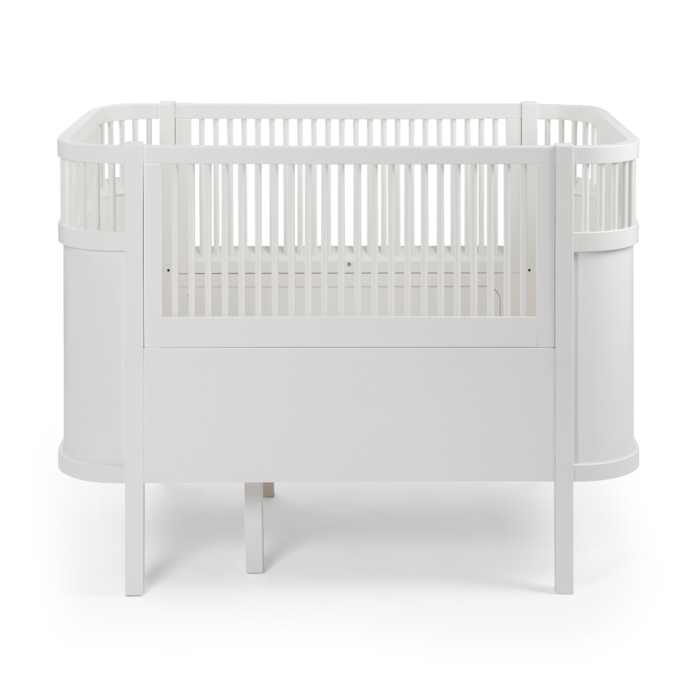 Sebra Växasäng 2 i 1 Baby & Juniorsäng Classic White