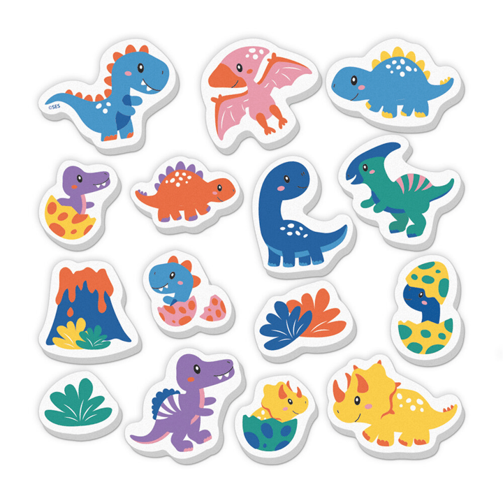 Badfigurer i Skum Dinosaurier Ses Creative