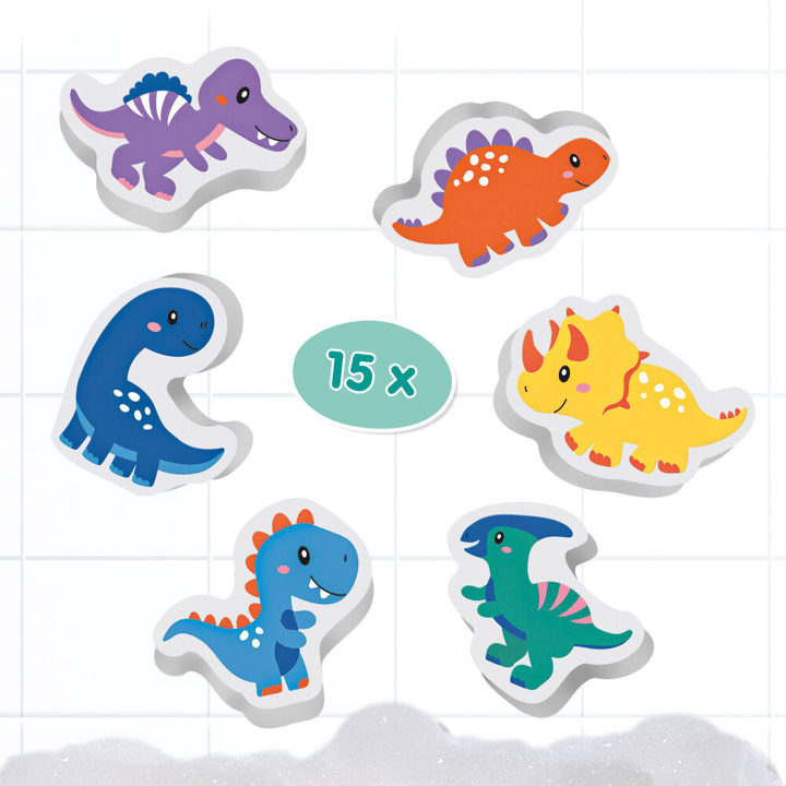 Badfigurer i Skum Dinosaurier Ses Creative