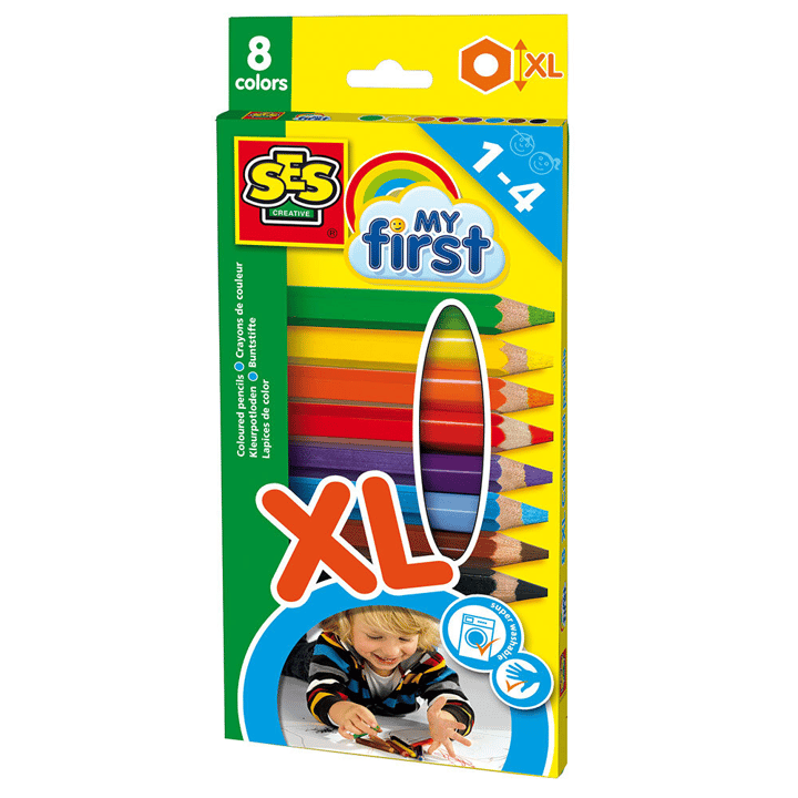 Min Första - Färgpennor 8-pack Ses Creative