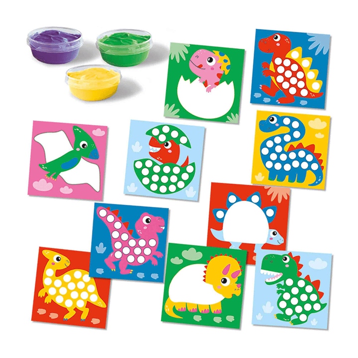 Min Första - Fingerfärg Dinosaurier Ses Creative