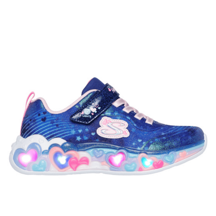Sneakers Eternal Heart Lights - Navy SKECHERS