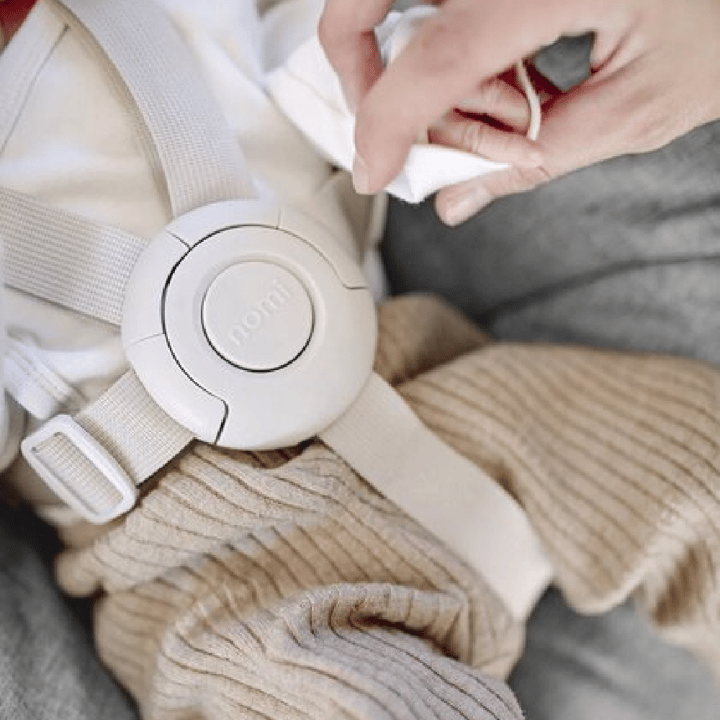 Nomi Newborn Set - White Grey Sand Stokke