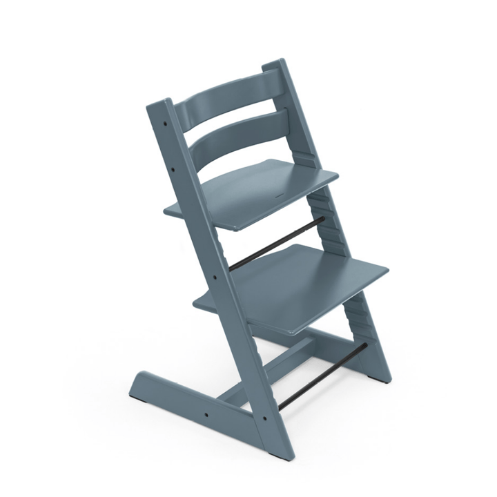 Tripp Trapp Stol - Fjord Blue Stokke