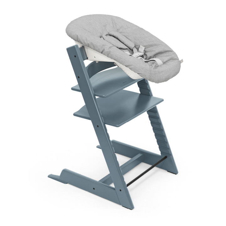 Tripp Trapp Stol - Fjord Blue Stokke