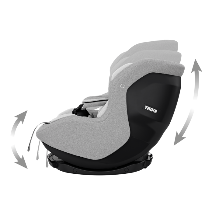 Elm Bakåtvänd Bilbarnstol - Light Grey Thule