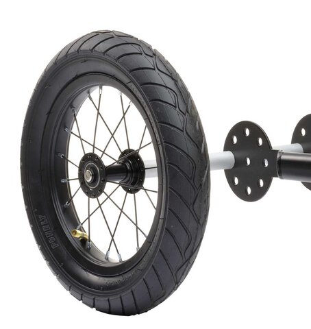 Trybike Hjulset - Från 2 till 3 hjul Svart