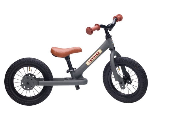 Springcykel 2 Hjul - Antracit Grå Trybike
