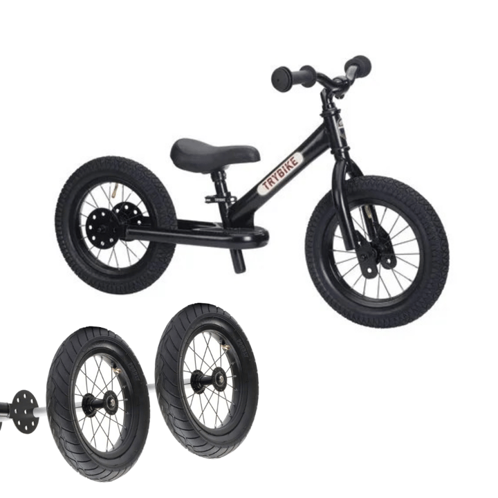 Trybike Trehjuling (Svart/Antricit inkl. Svarta hjul) Trybike