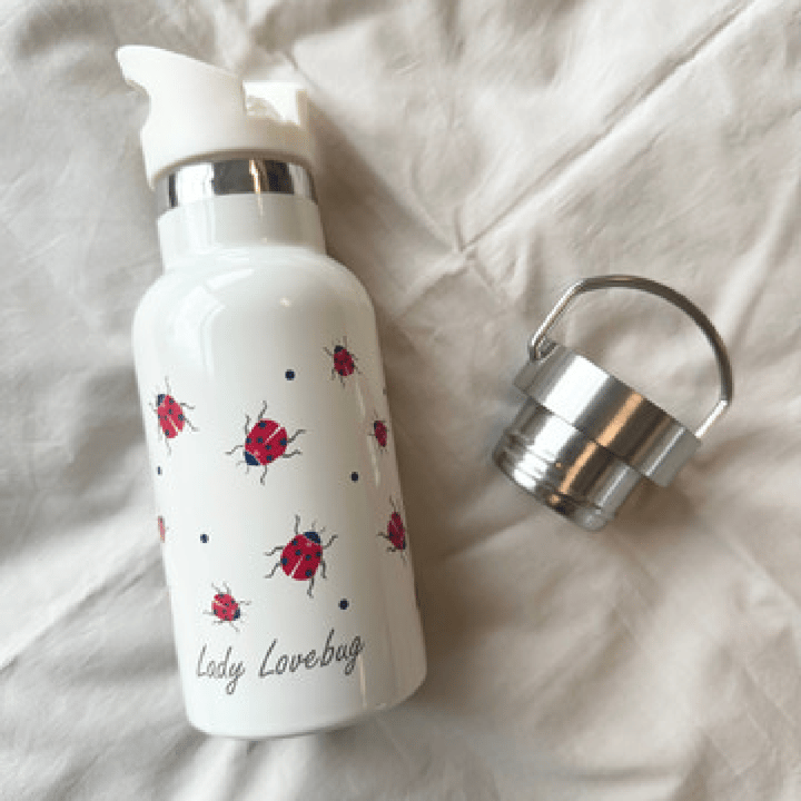 Vattenflaska Rostfritt Stål - Lady Lovebug Vanilla COPENHAGEN